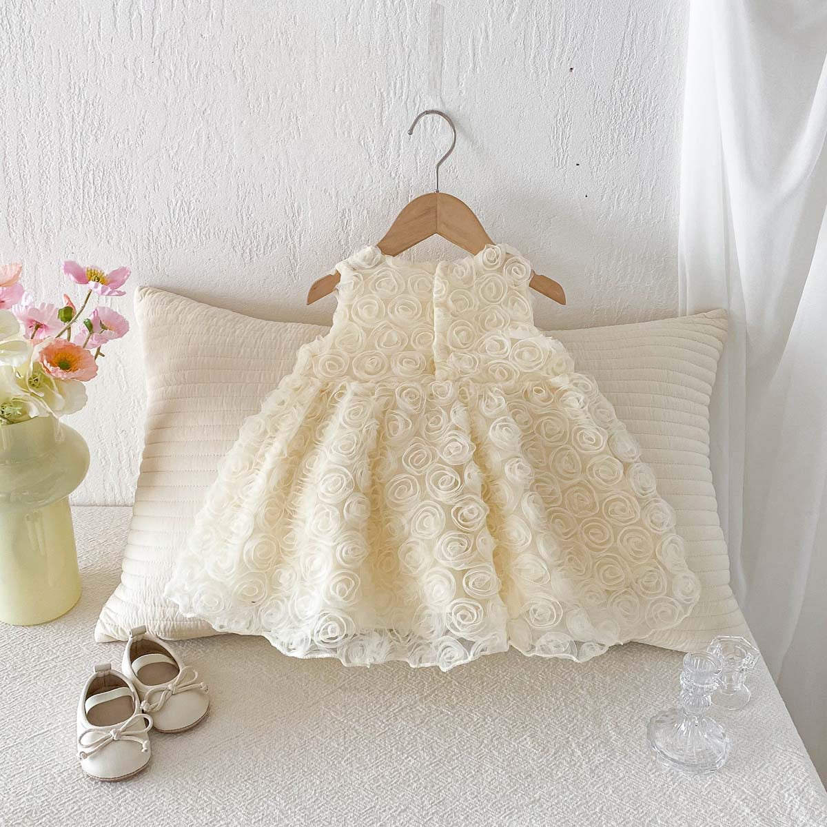Roses Flowers Princess Girls Dress