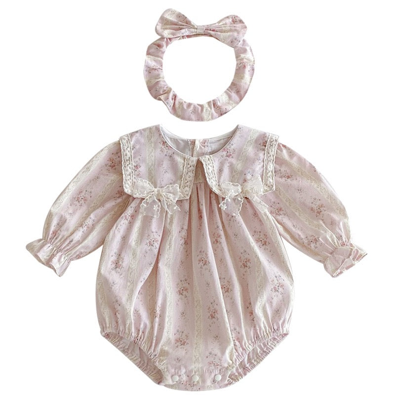 Infant Clothes Girls Family Sisters Matching Outfits Bow Bodysuit