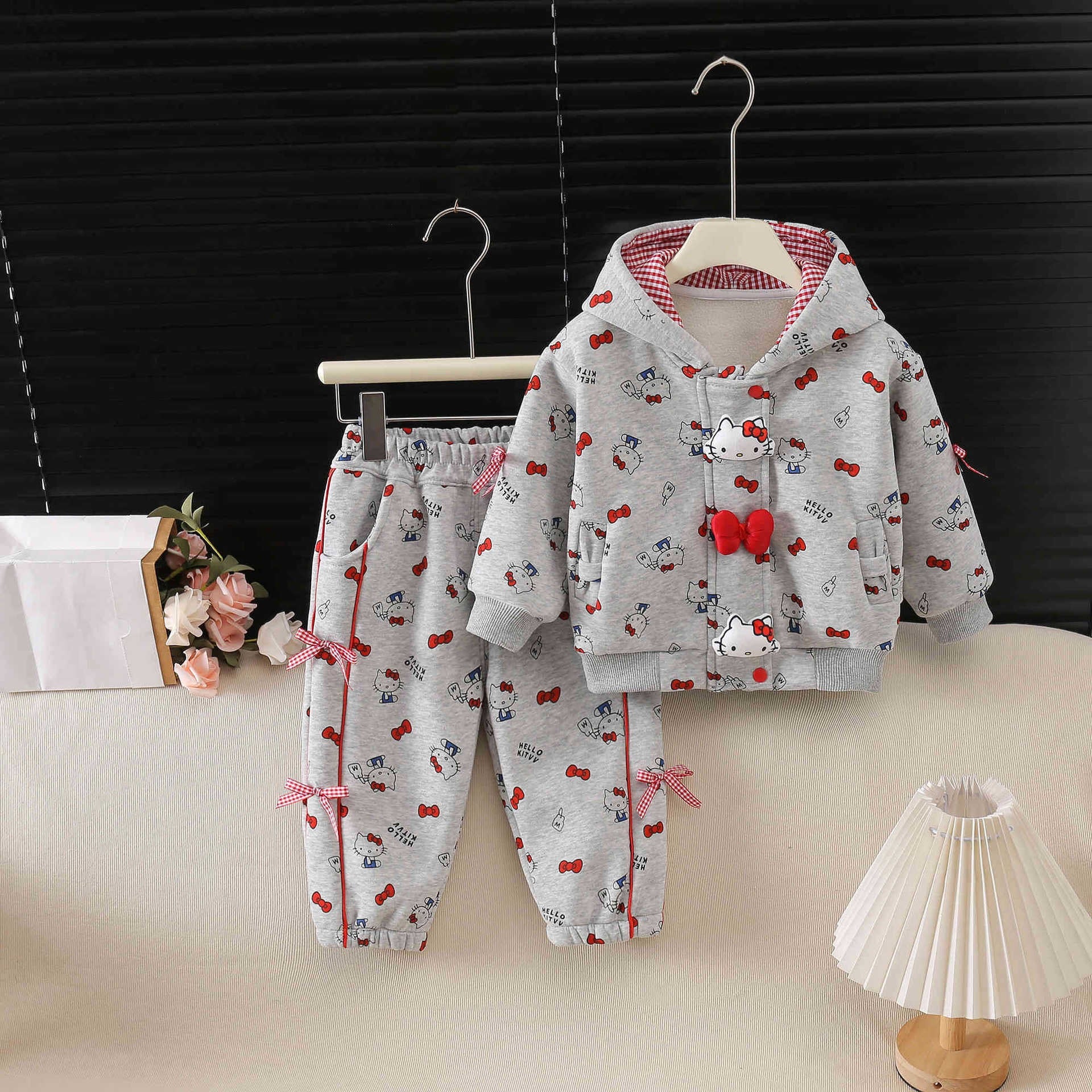 Hello Kitty Thick Loungewear Set for Girls