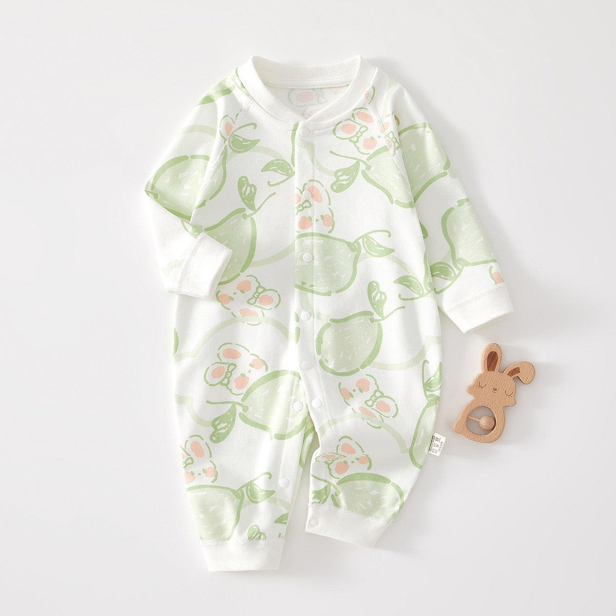 Baby Apple Pattern Cotton Romper