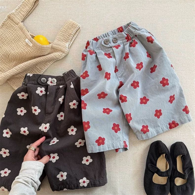 Children's Floral Pants
