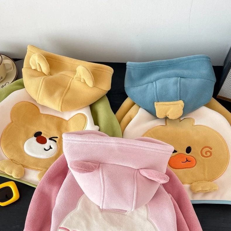 Children's Jacket with Little Animals and Ears