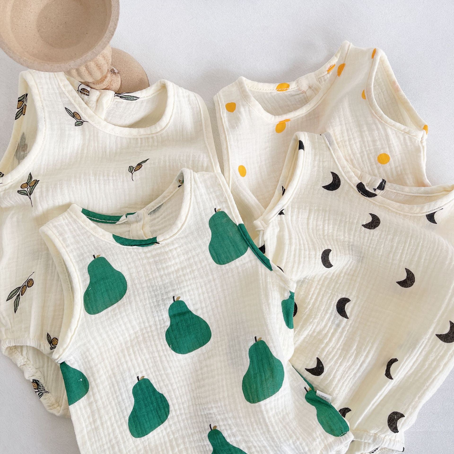 Body de bebé de verano estampado