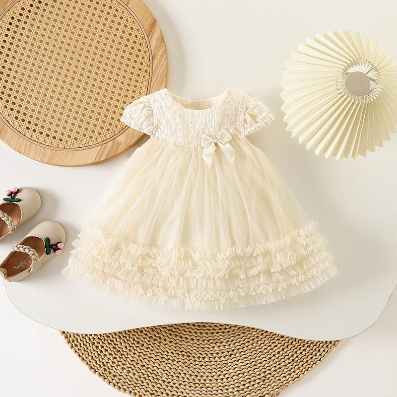 Kids Fashion Sequined Floral Party Princess Dresses