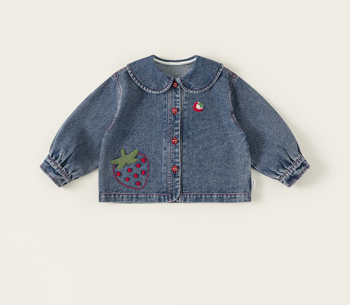 Girls' Cartoon Denim Jacket