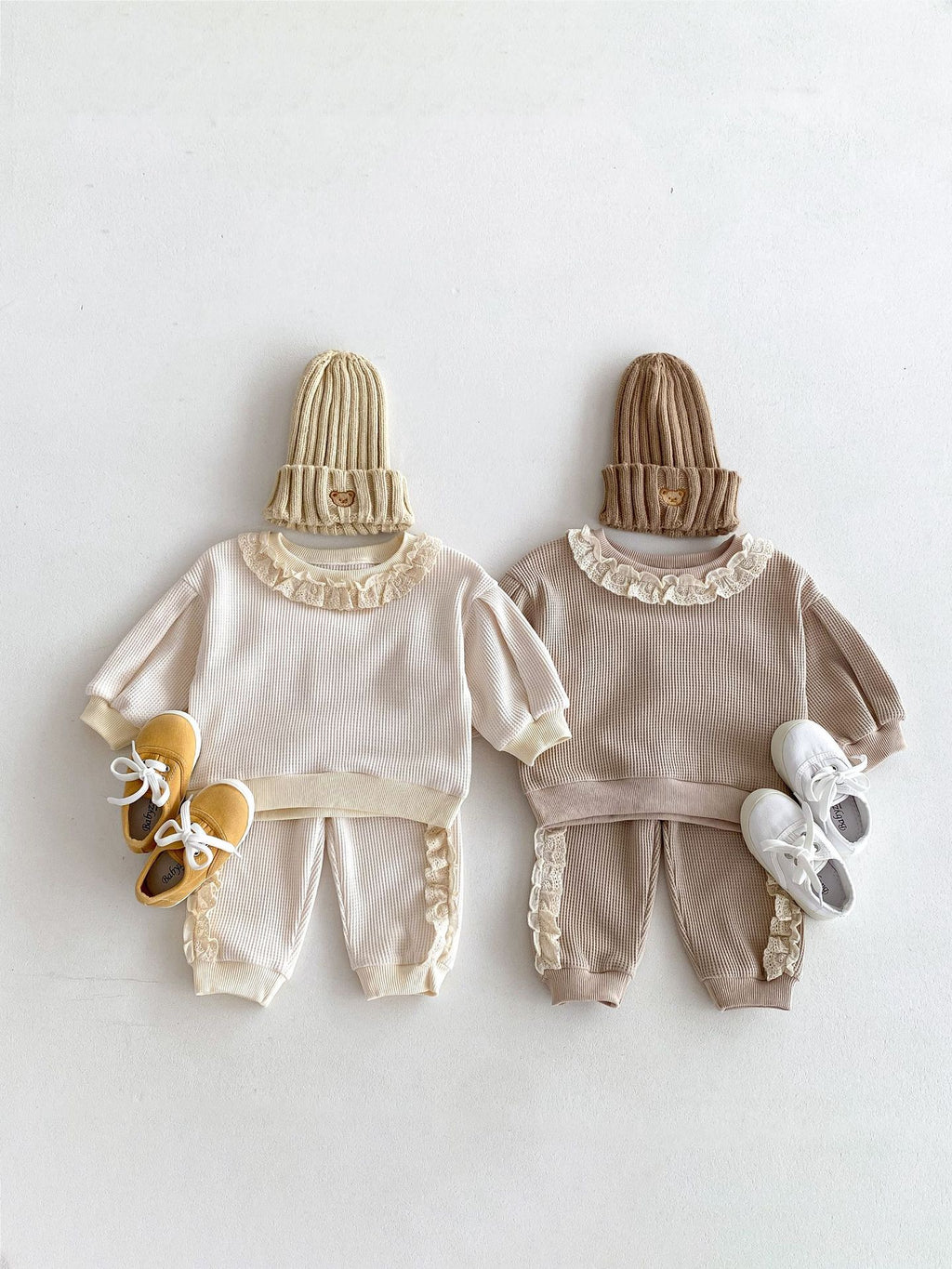 Children's Set with Lace Ruffles