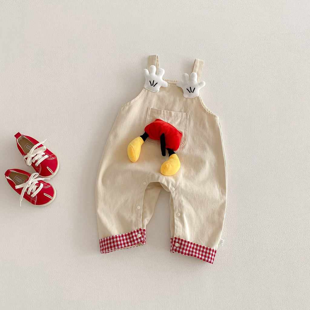 Cute 3D Doll Baby Jumpsuit