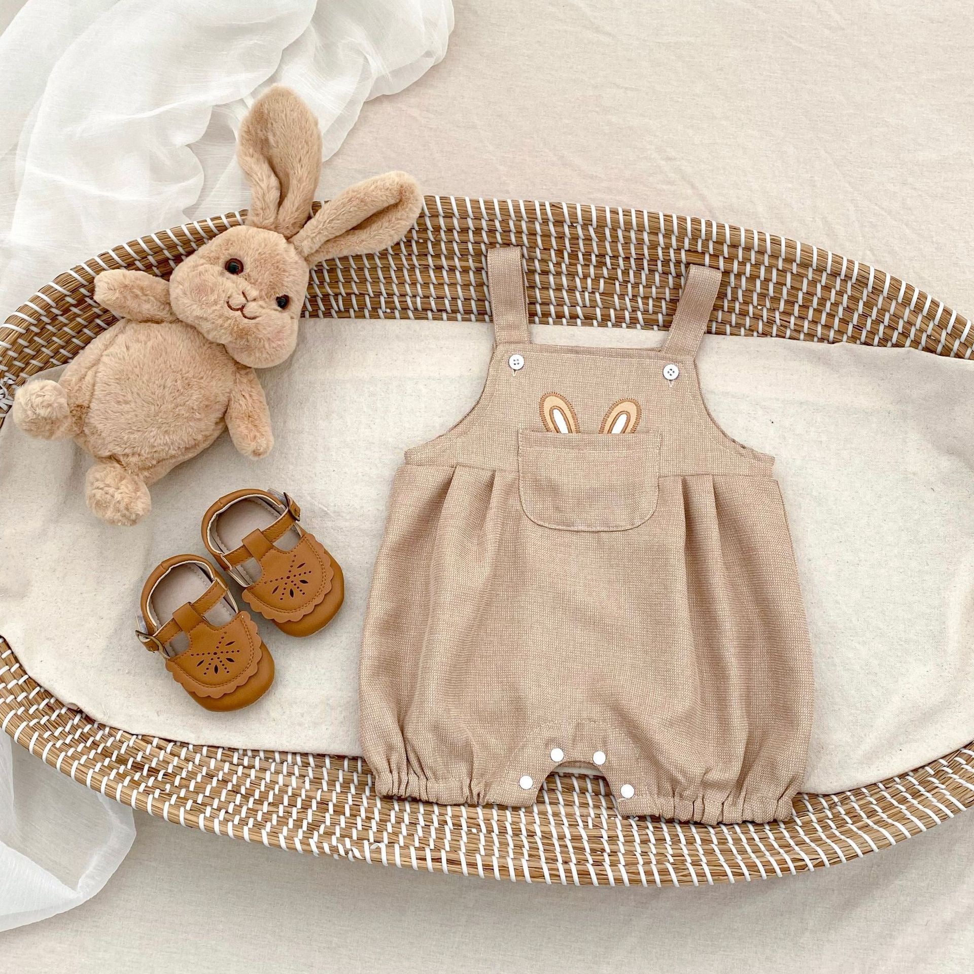 Children's Overalls with Pocket and Ears