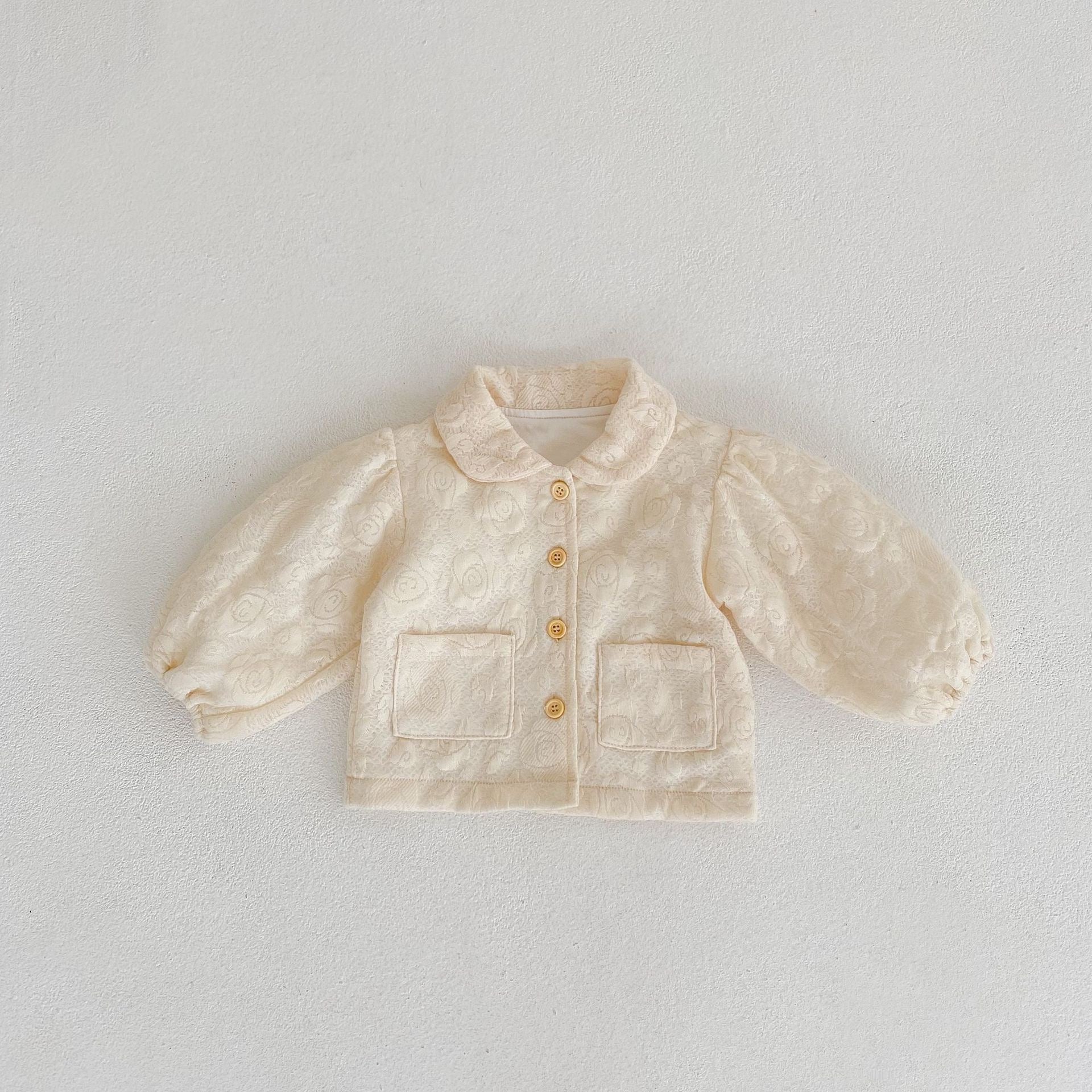 Children's Floral Jacket with Pockets