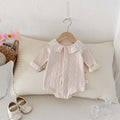 Baby Bodysuit with Lace Collar