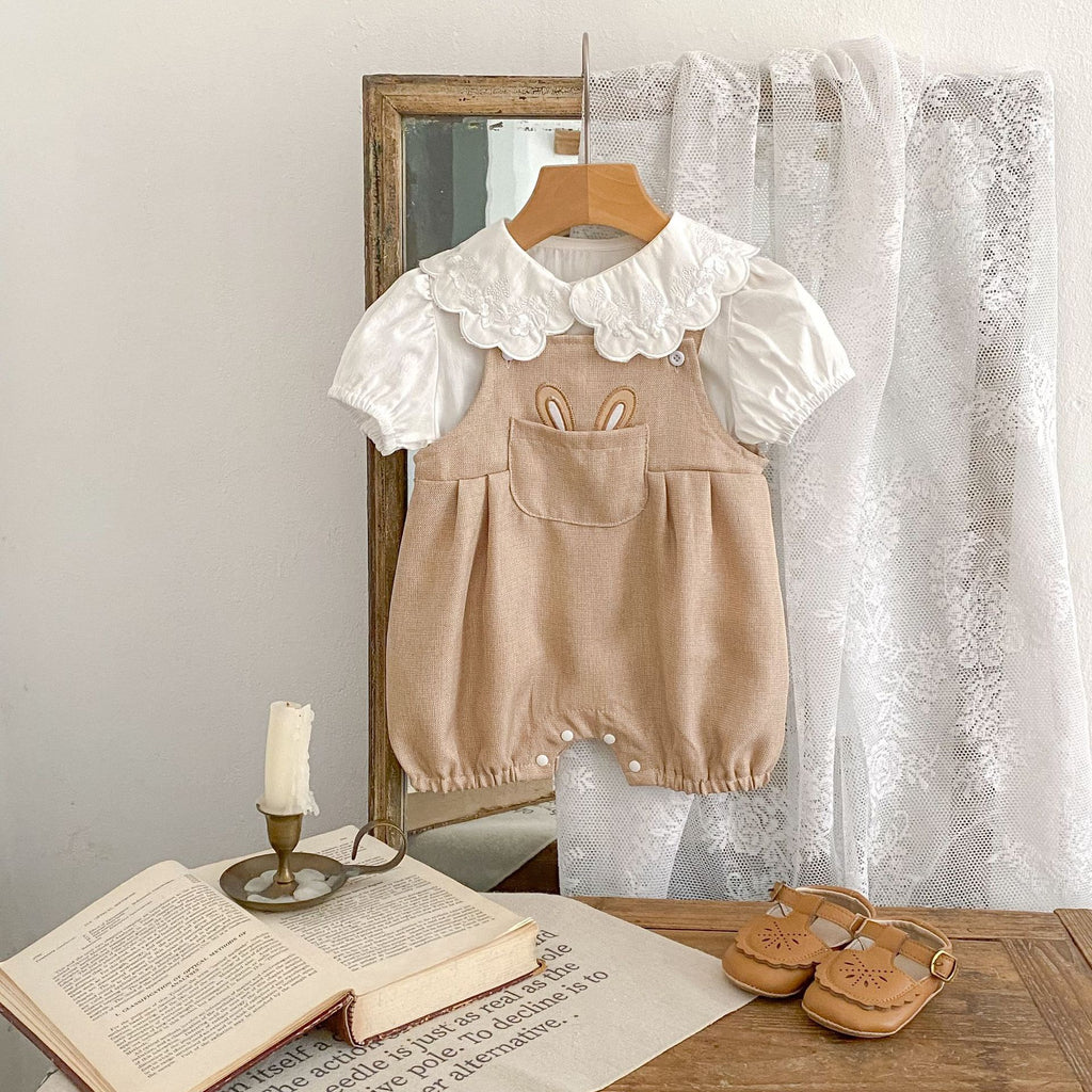 Children's Overalls with Pocket and Ears