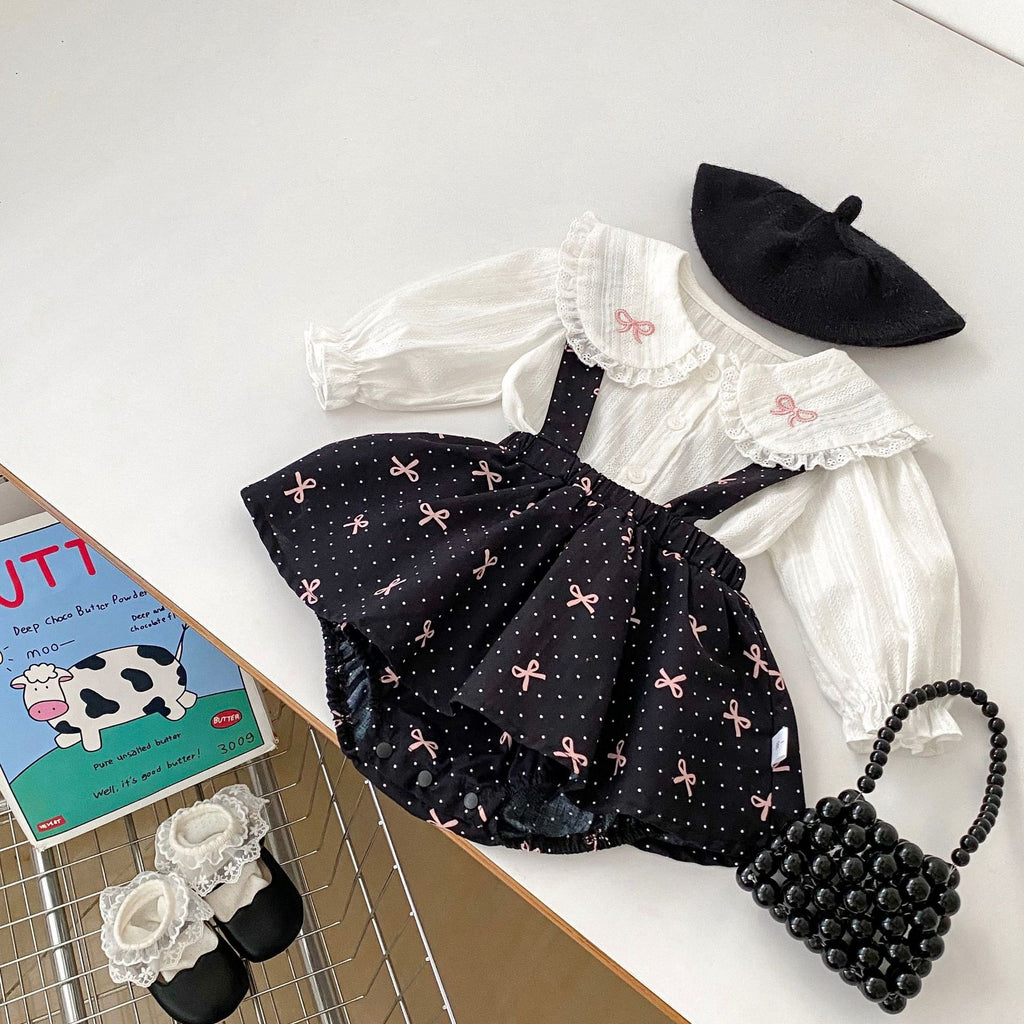Children's Overalls with Bows