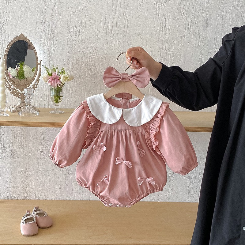 Bodysuit/Dress with Bows