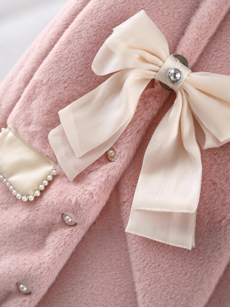 Children's Winter Coat with Bow