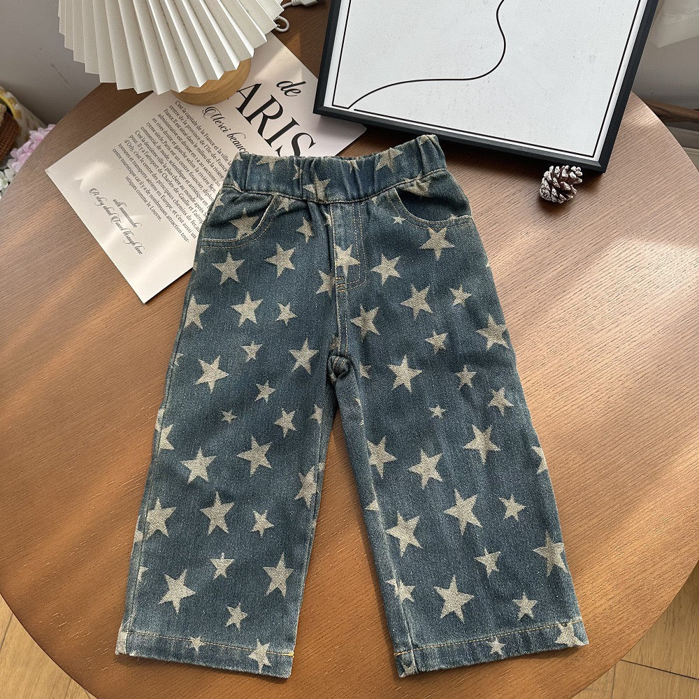 Girls' Pants with Little Stars