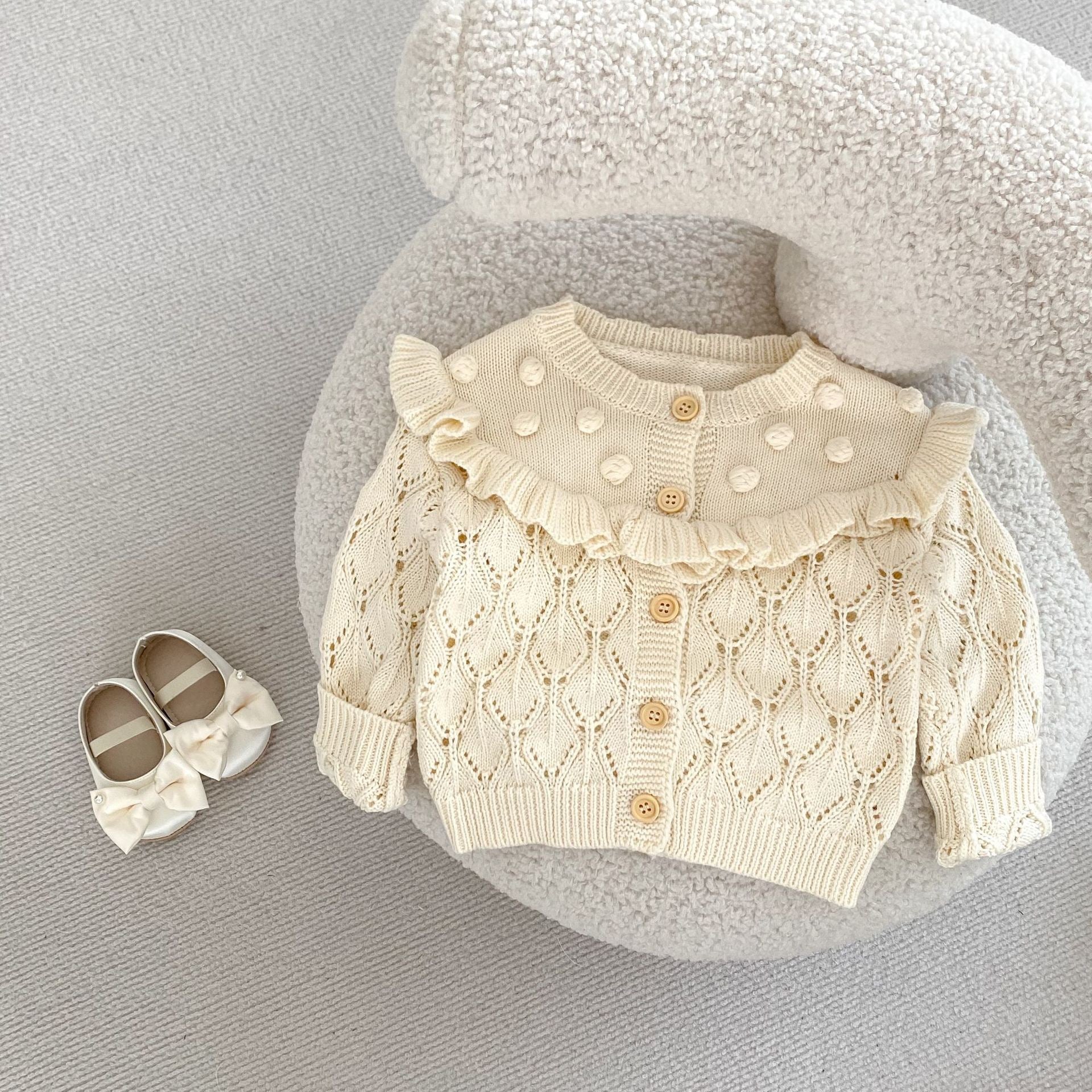 Knitted Cardigan with Buttons