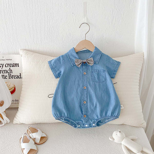 Baby Boy's Bodysuit with Bow Tie