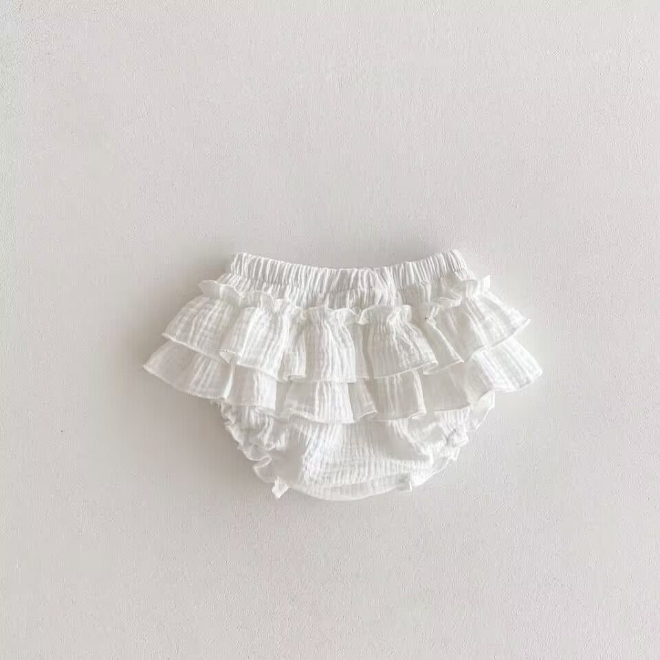 Baby Girls Lace Bloomers Cotton Infant Shorts