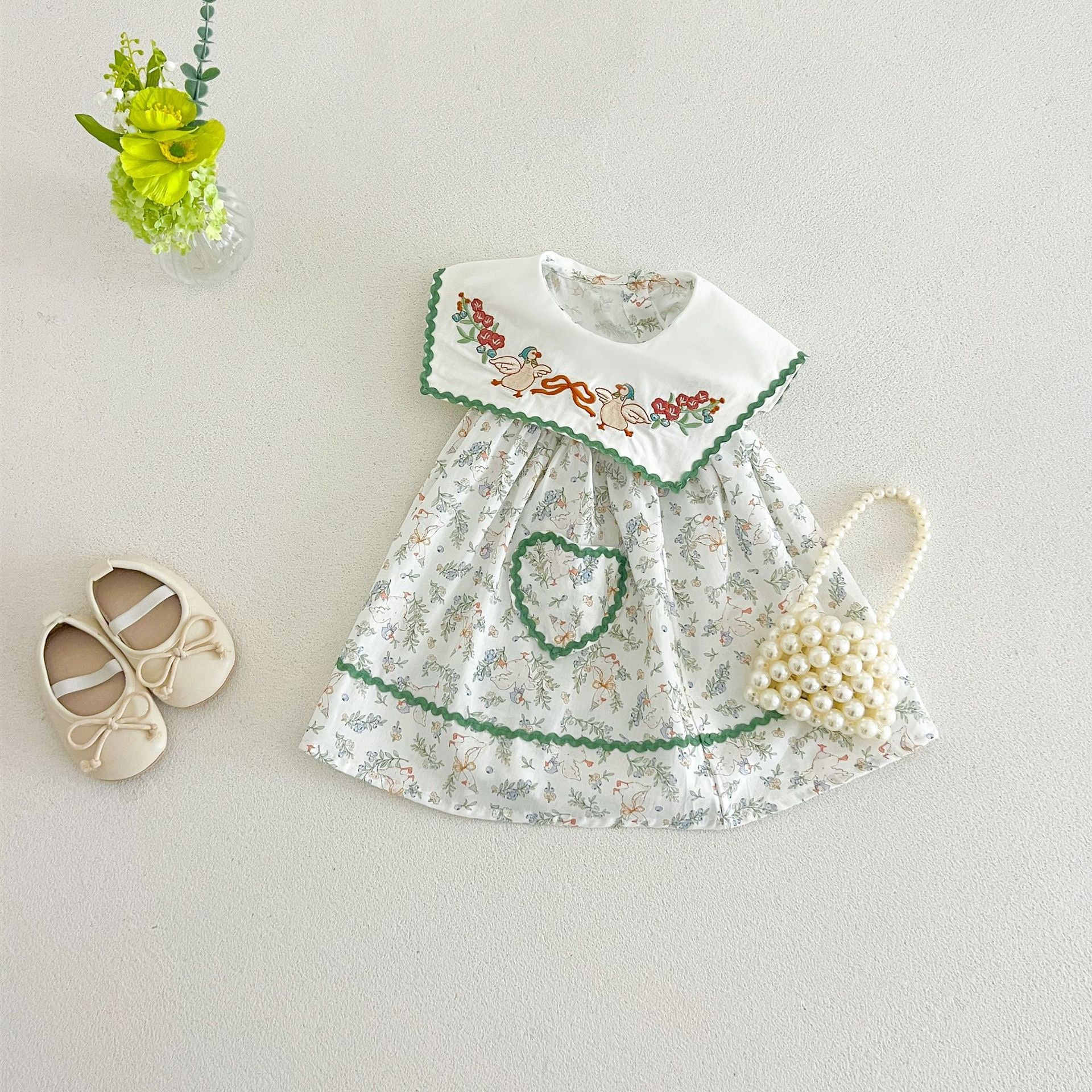 Children's Dress Love Ducklings