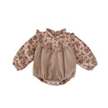 Baby Girl Corduroy Bodysuit with Hat