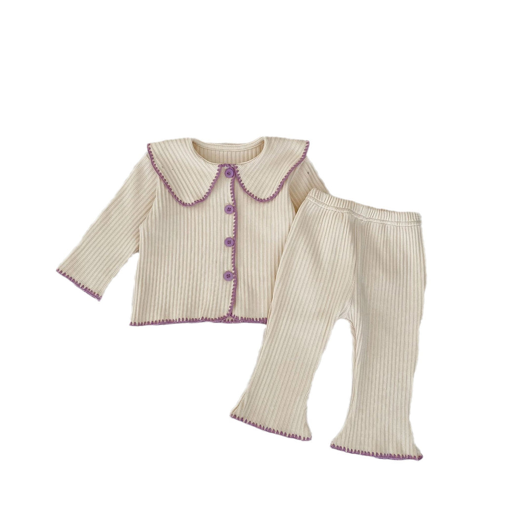 Girls' Button-Down Set