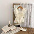 Baby Bodysuit with Tulle Sleeves
