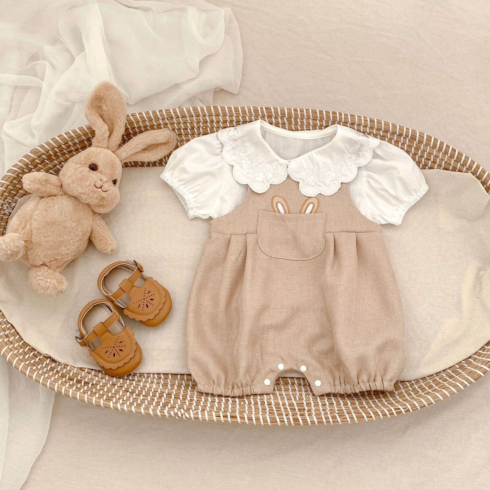Children's Overalls with Pocket and Ears