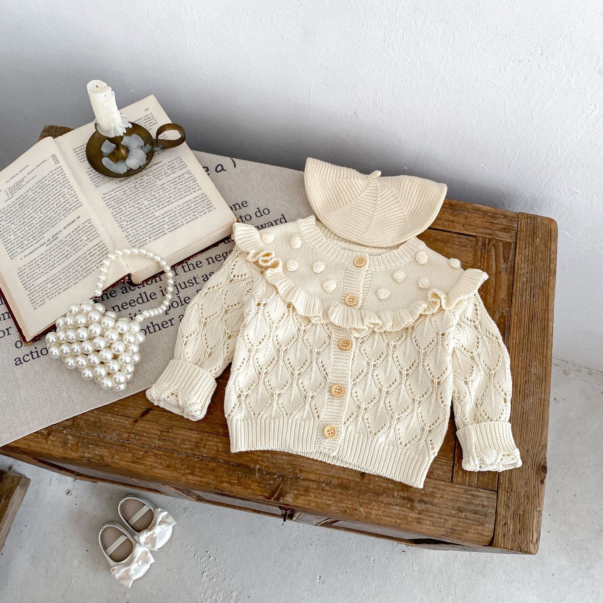 Knitted Cardigan with Buttons