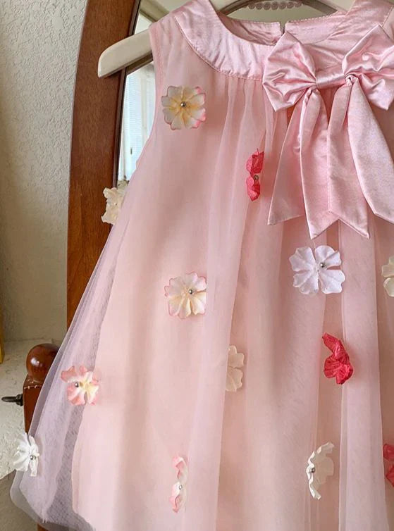 Children's Tulle Flower Dress