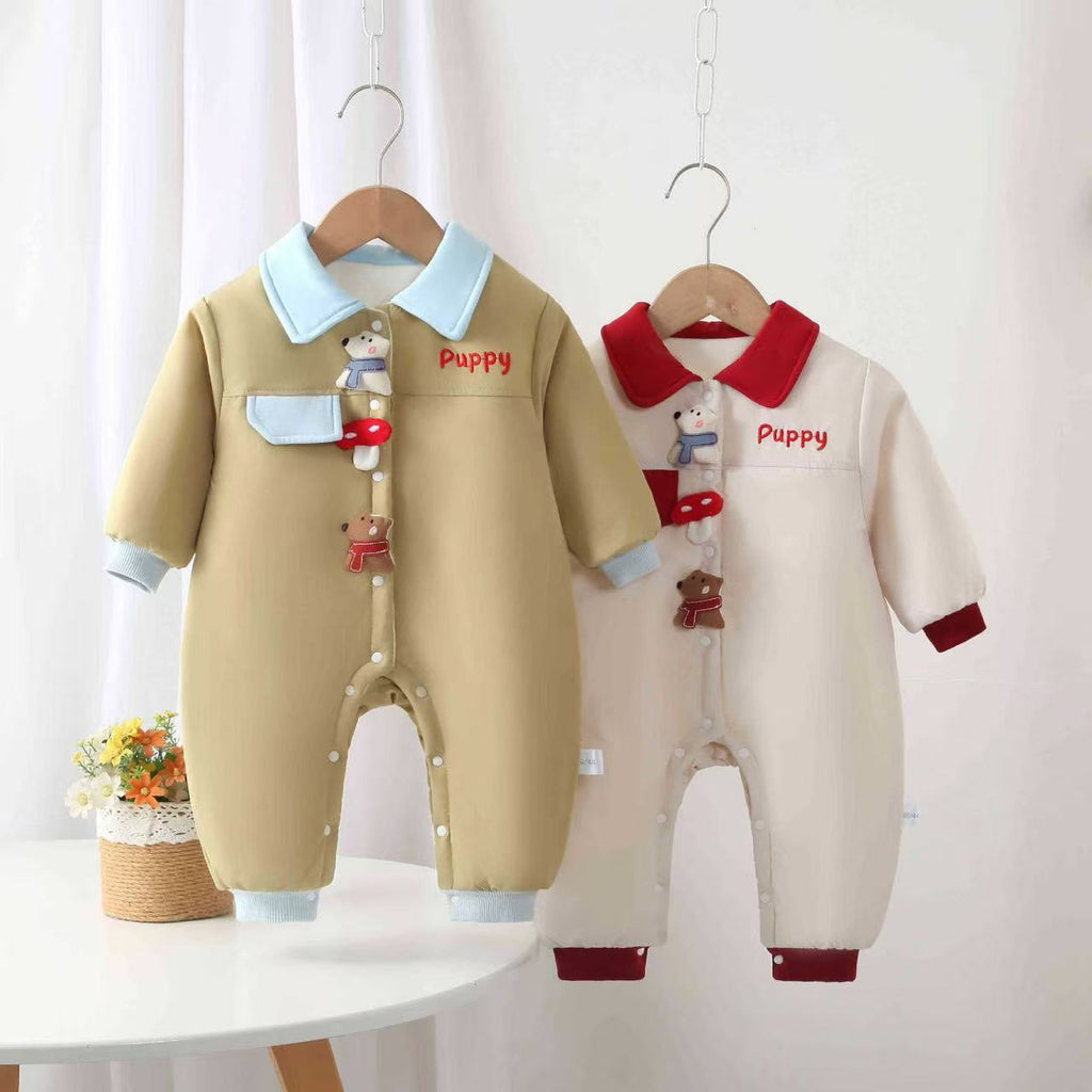 Baby Bear Onesie with Collar