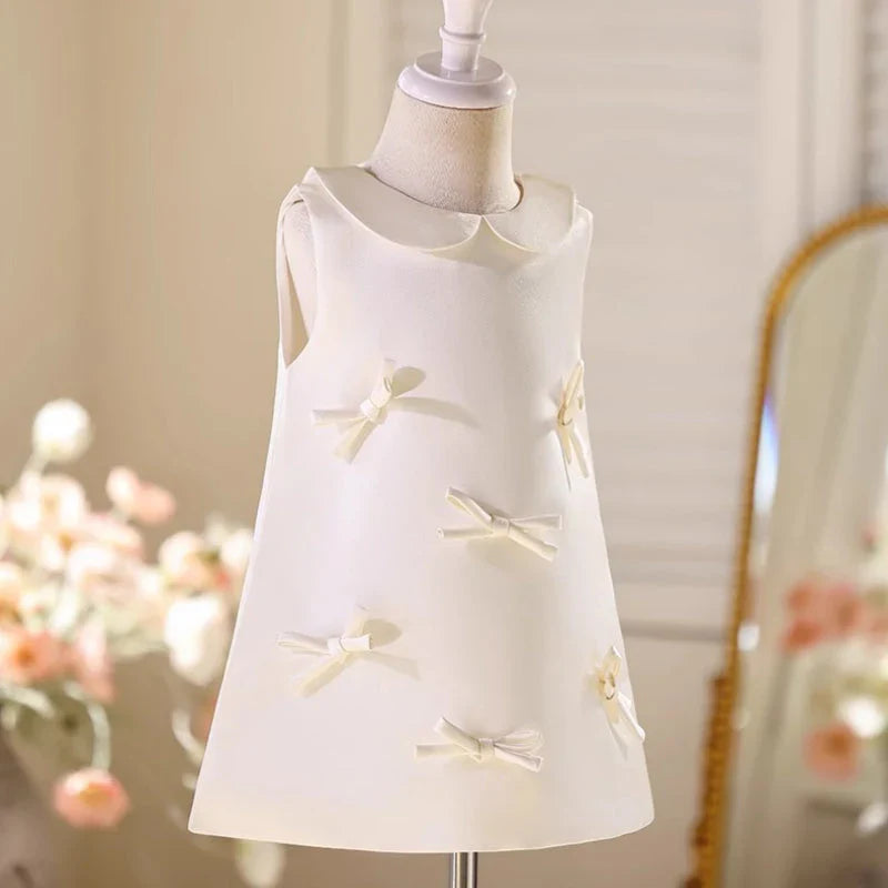 Children's Floral Bow Dress