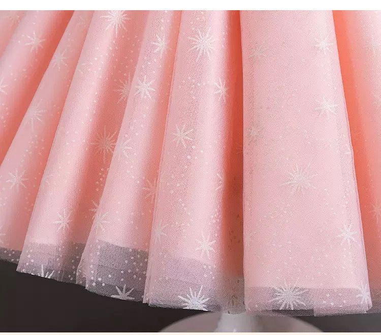 Shiny Floral Children's Party Dress