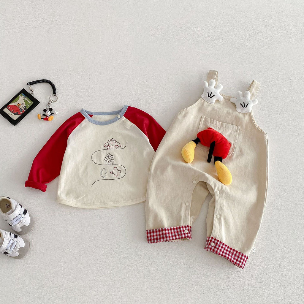 Cute 3D Doll Baby Jumpsuit