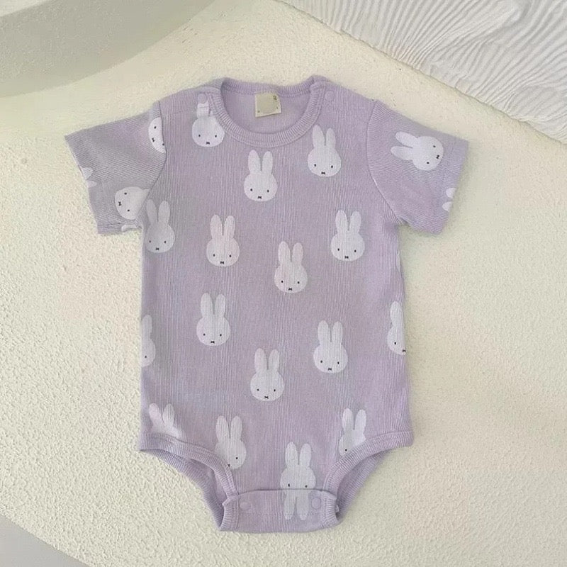 Baby Cartoon Romper + Pants + Hat Set