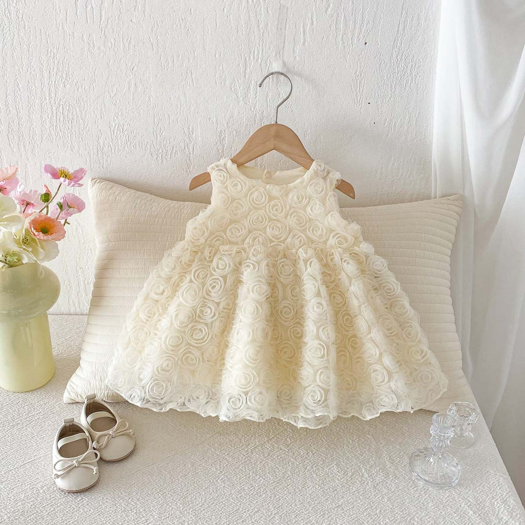 Roses Flowers Princess Girls Dress
