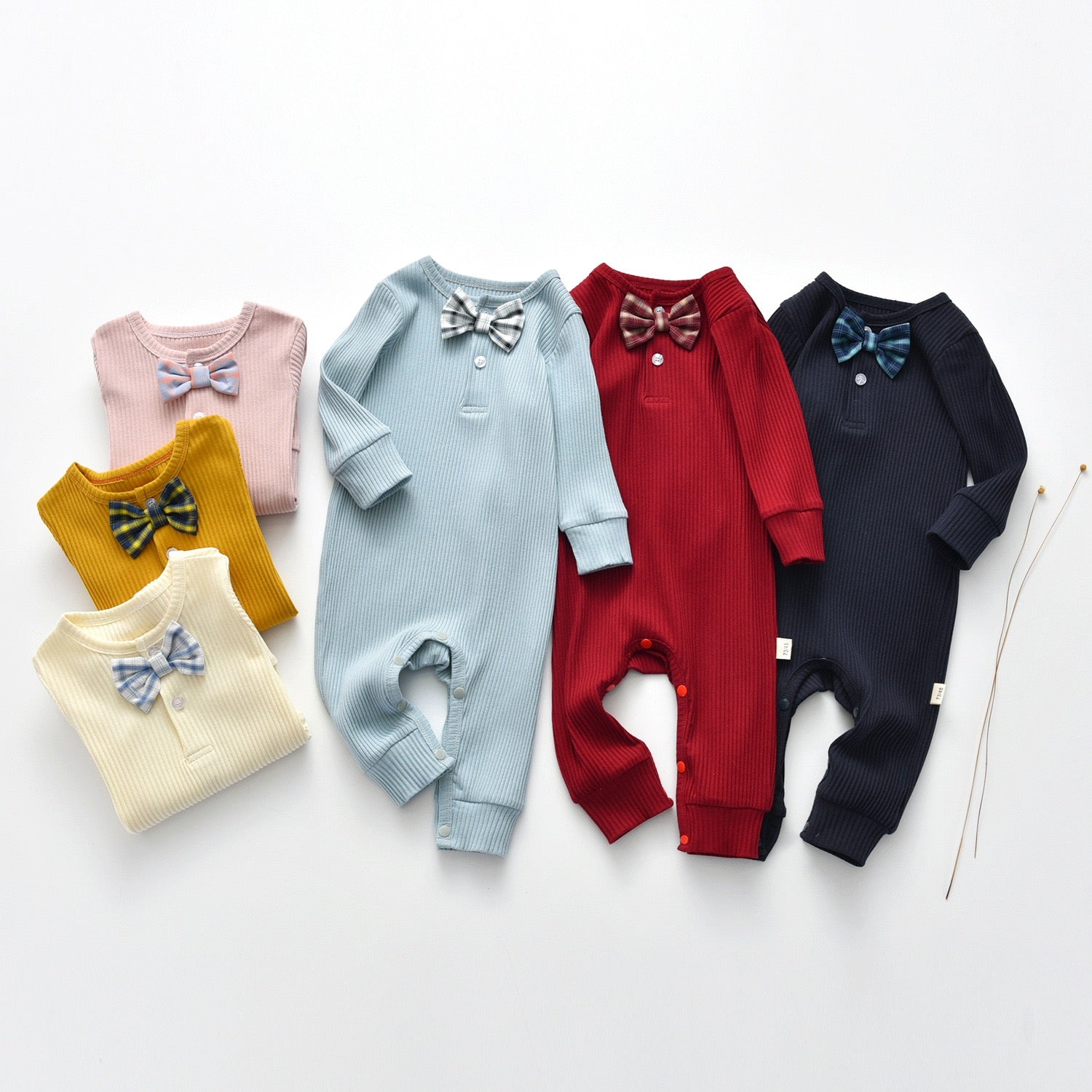 Children's Jumpsuit with Bow Tie