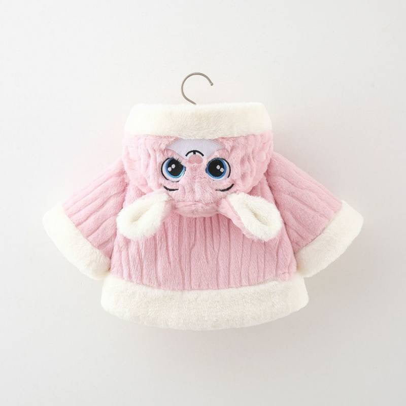 Children's Winter Coat with Teddy Bear Design