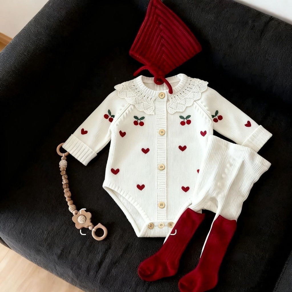Love Cherry Knit Set
