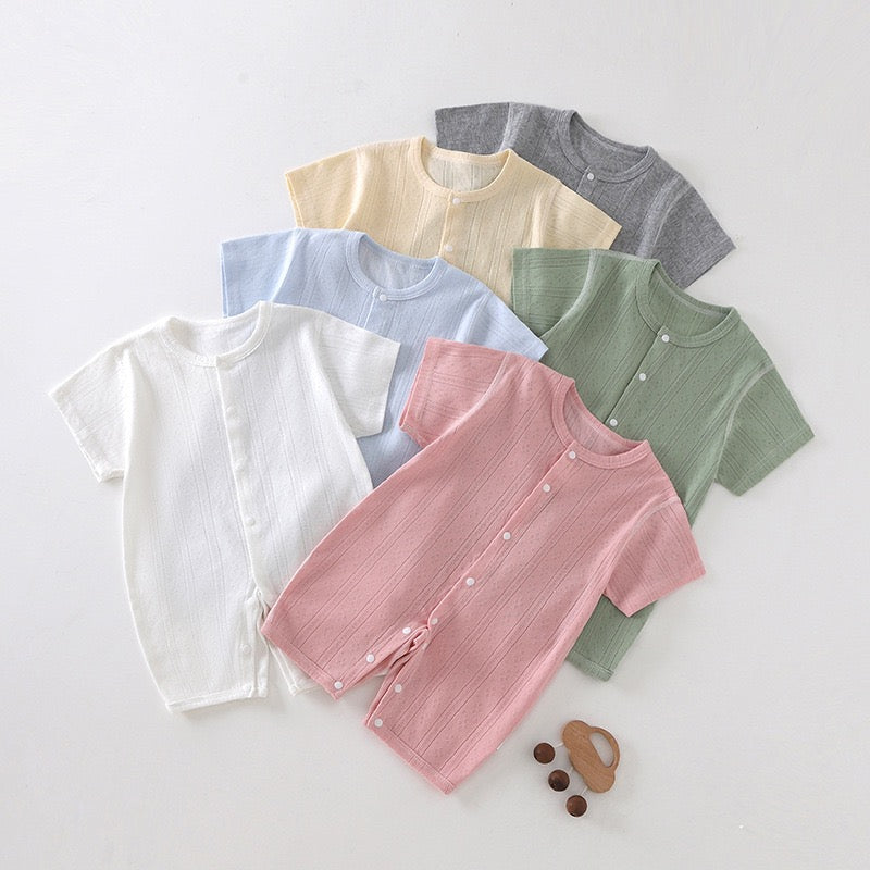 Children's Summer Romper with Buttons