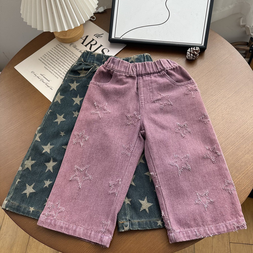 Girls' Pants with Little Stars