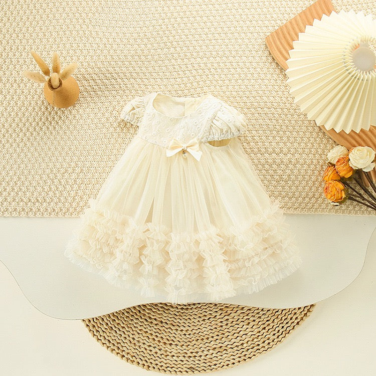 Kids Fashion Sequined Floral Party Princess Dresses