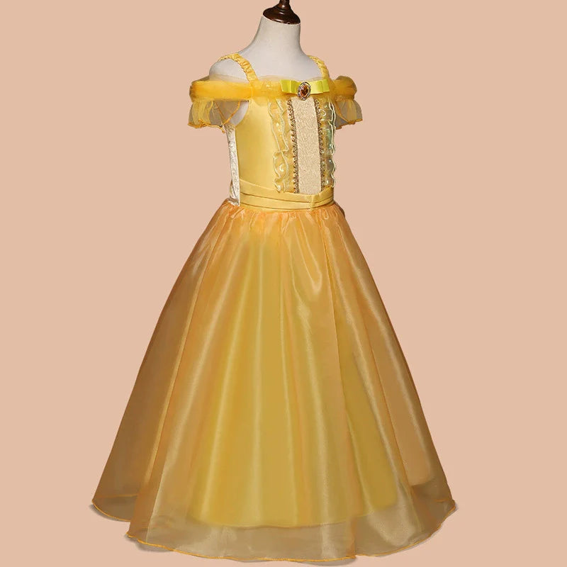 Charming Yellow Party Dress