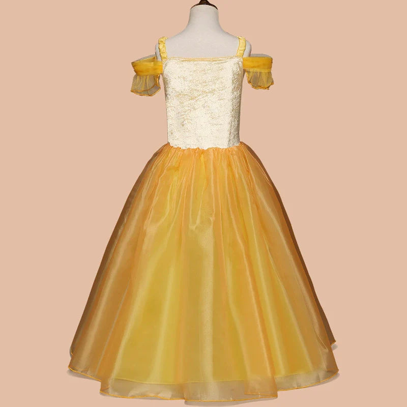 Charming Yellow Party Dress