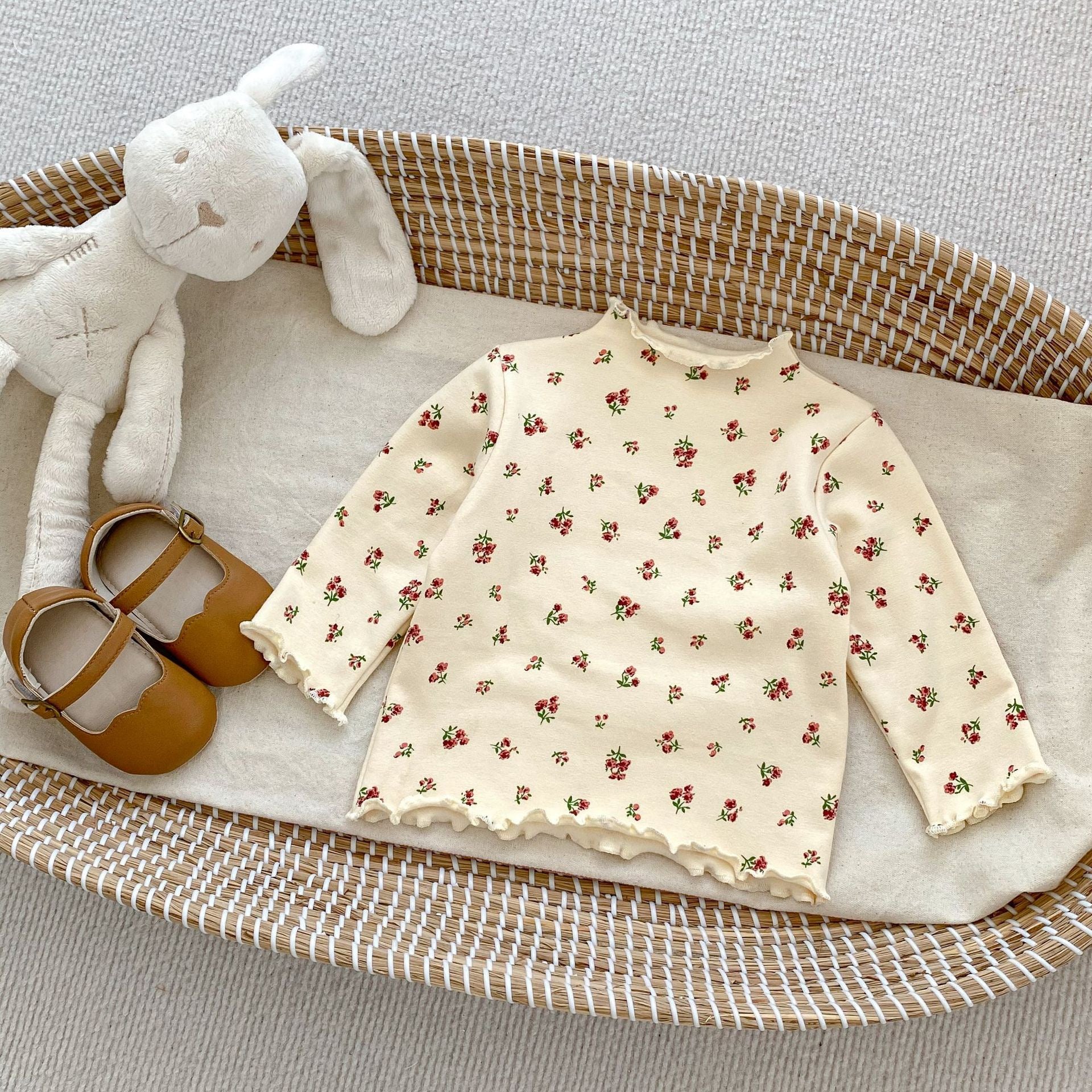 Children's Long-Sleeved Printed Blouse