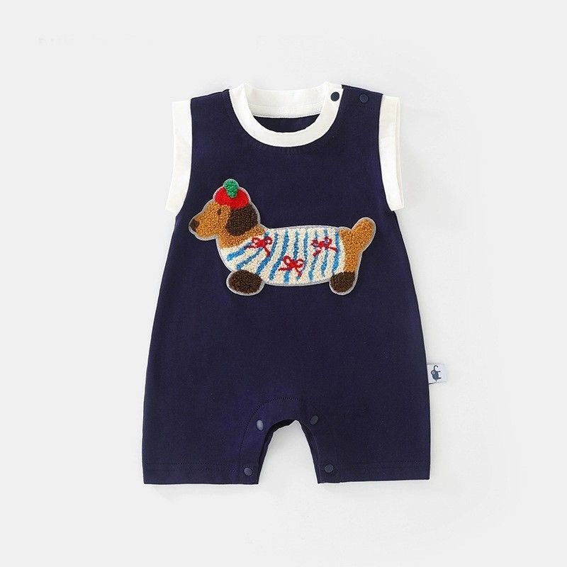 Baby Onesie with Puppy Design