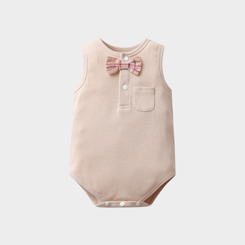 Baby Bodysuit with Bow Tie