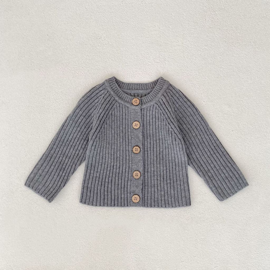Children's Knitted Jacket with Buttons