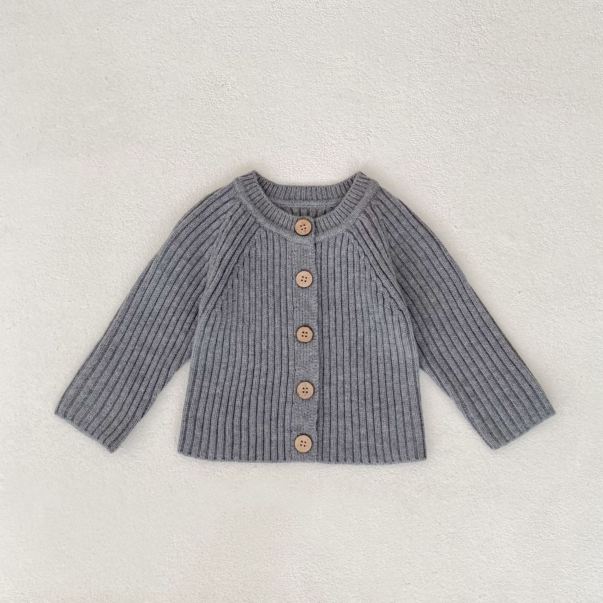 Children's Knitted Jacket with Buttons