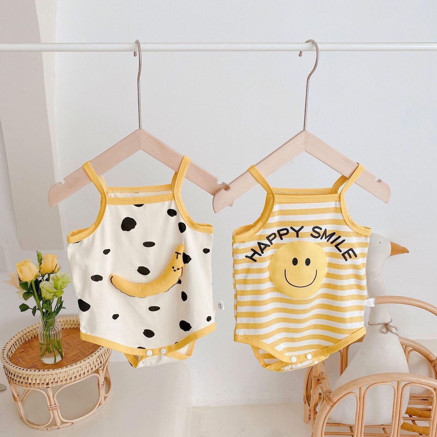 Body de bebé Emoji/Plátano