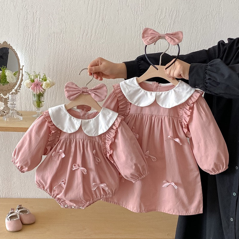 Bodysuit/Dress with Bows